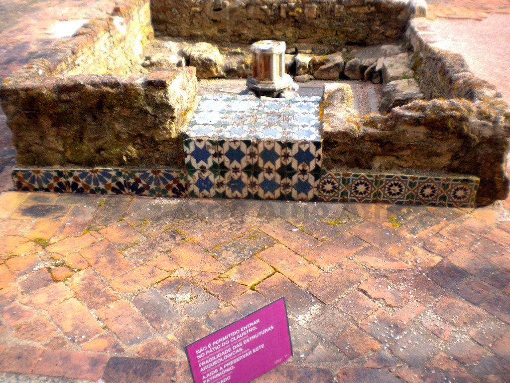 Stud EARRINGS Tile Portugal 16th Century Hispano-Arab Azulejo Arista Monastery of Santa Clara in Coimbra 1314 SOLID Stainless Steel 434