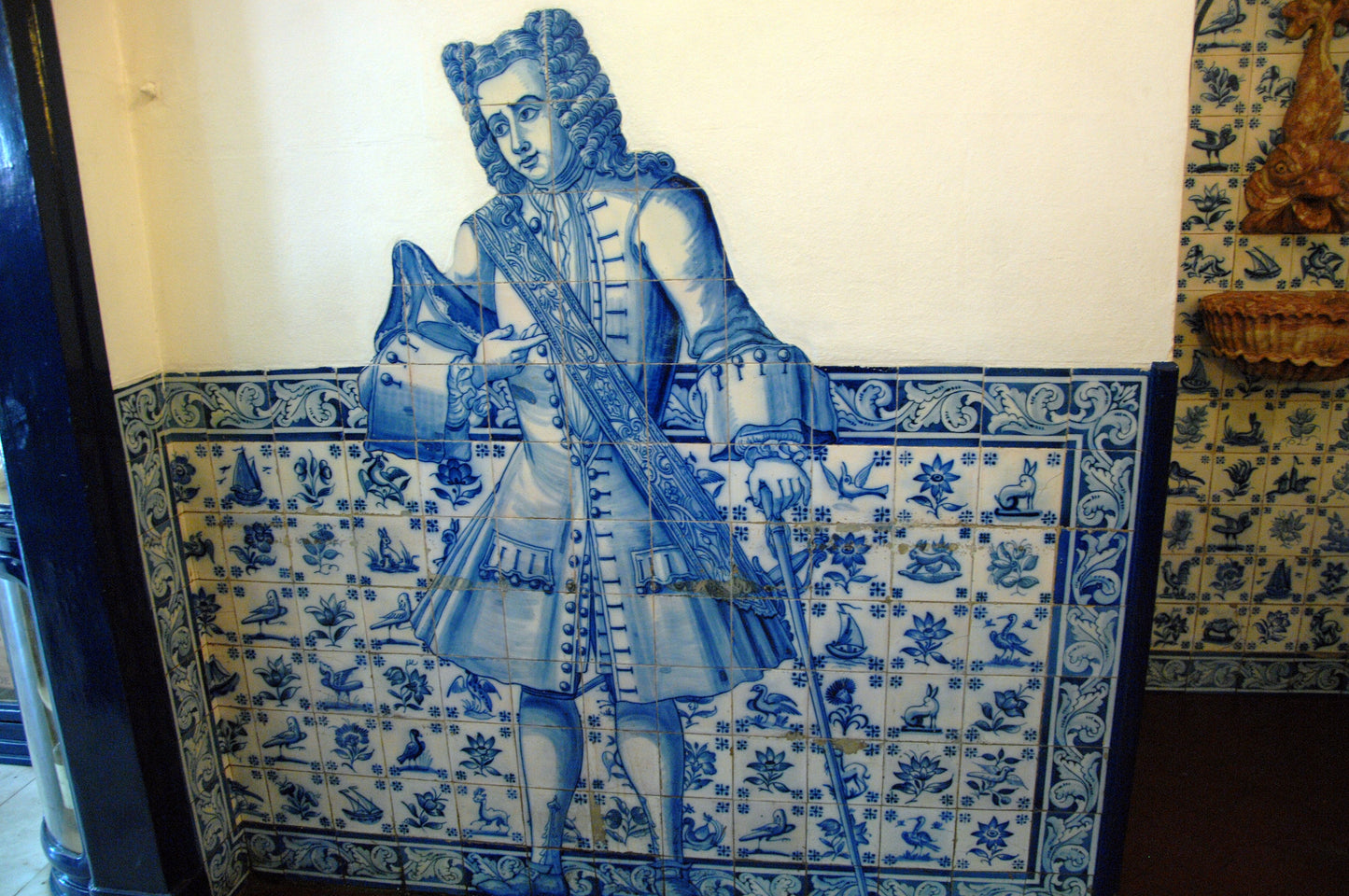 THREADER Atrio Earrings Tile Portugal Stainless Antique Azulejo Delft Pasteis de Belem Minimal USA Shipping OUTER