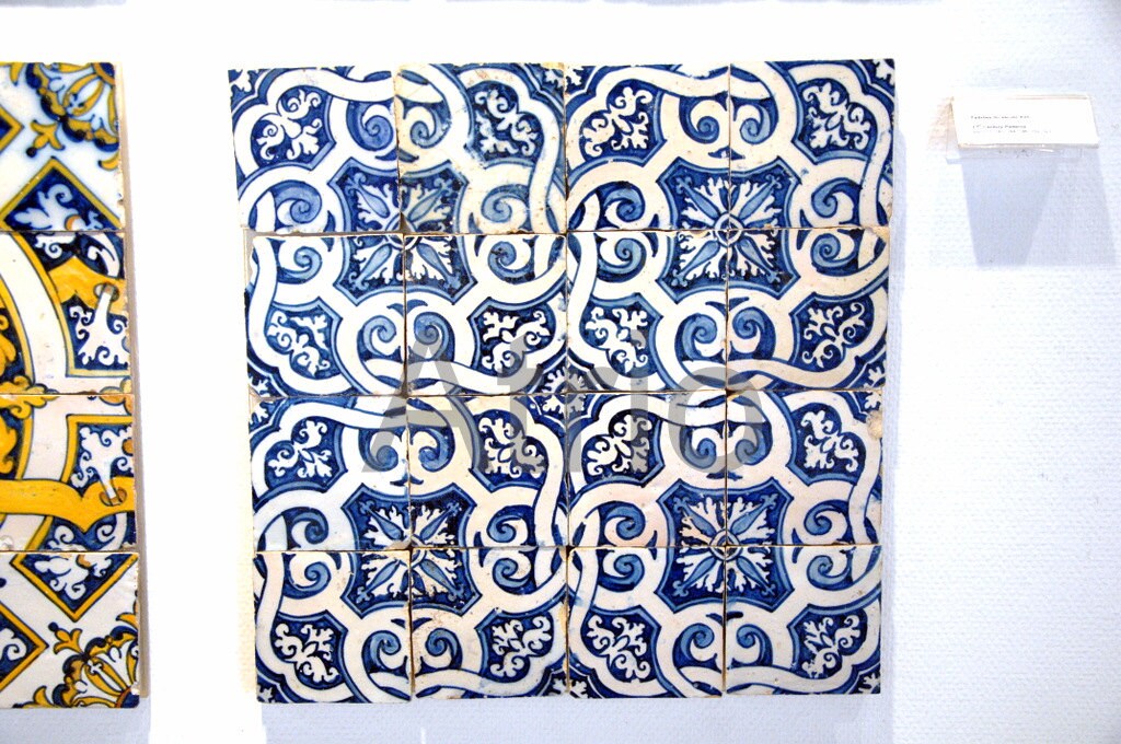 Stud Earrings Portugal Tile Atrio Antique Azulejo 17th Century Italo Flemish BLuE Earrings SOLID Stainless Steel Ships from USA SMALL