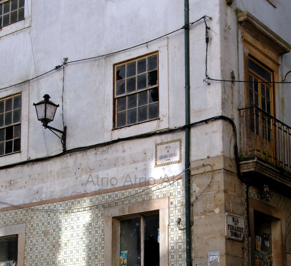 Atrio Stud Earrings Black and White Tile Azulejo Post MINIMALIST Stainless Steel Coimbra Rua de Quebra Costas -(see photo of Facade) 471