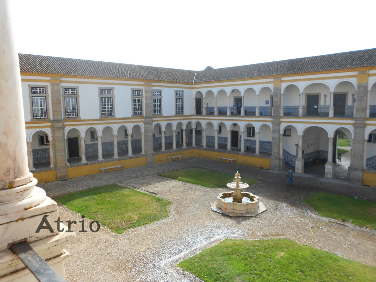 STUD Earrings Portugal Tile Atrio SOLID Stainless Steel Posts Azulejo University of Évora founded in 1559 Hypo allergenic USA Shipping 700
