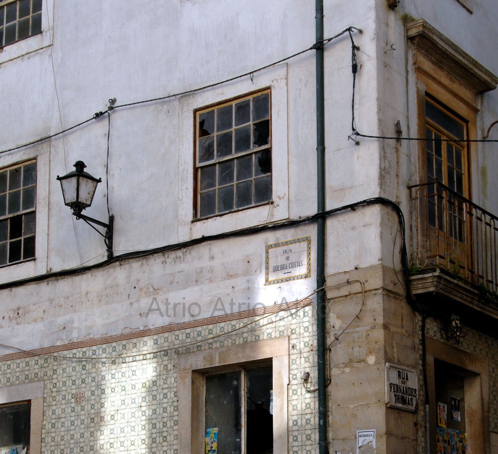 Atrio Stud Earrings Black and White Tile Azulejo Post MINIMALIST Stainless Steel Coimbra Rua de Quebra Costas -(see photo of Facade)  471